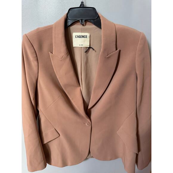 L'Agence Toasted Almond Chamberlain Blazer - Size 8 - Picture 1 of 4